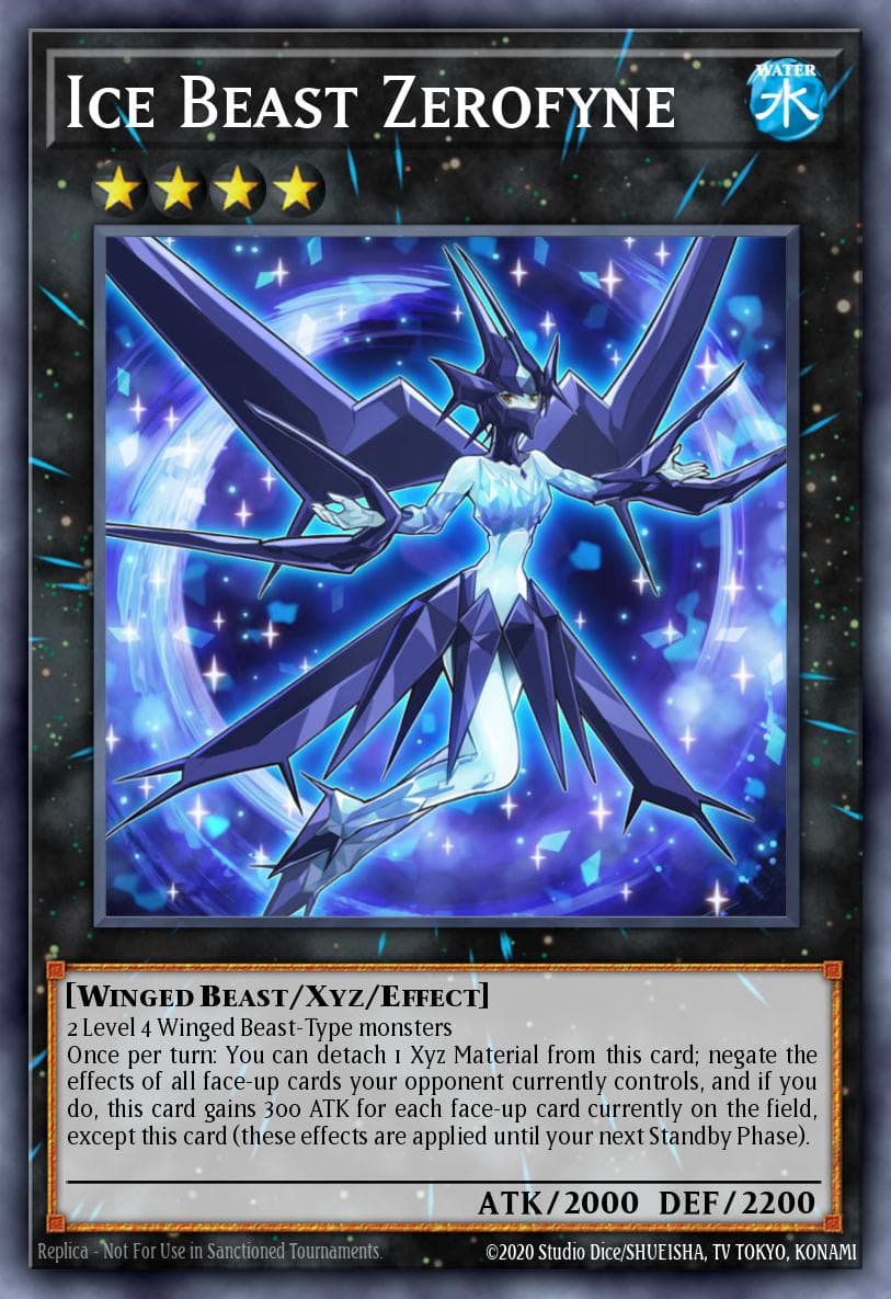 Ice Beast Zerofyne Lord of the Tachyon Galaxy Sneak Peek Participation Card card