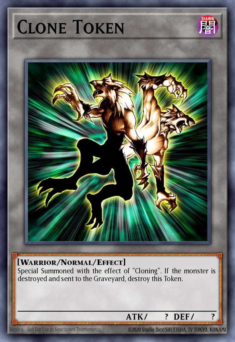 克隆衍生物 遊戲王 card
