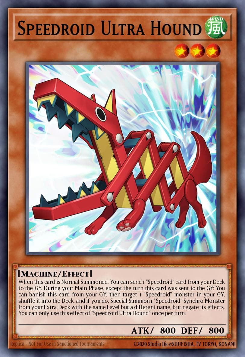 Speedroid Ultra Hound Legendary Duelists: Synchro Storm card