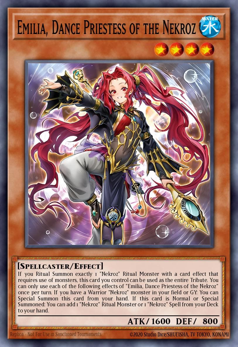 Emilia, Dance Priestess of the Nekroz Battles of Legend: Monster Mayhem card