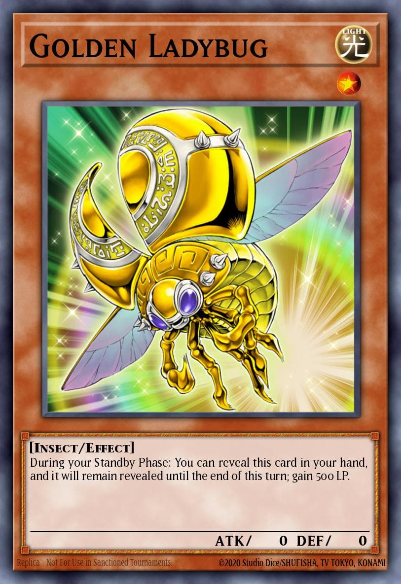 Golden Ladybug Speed Duel Tournament Pack 3 card