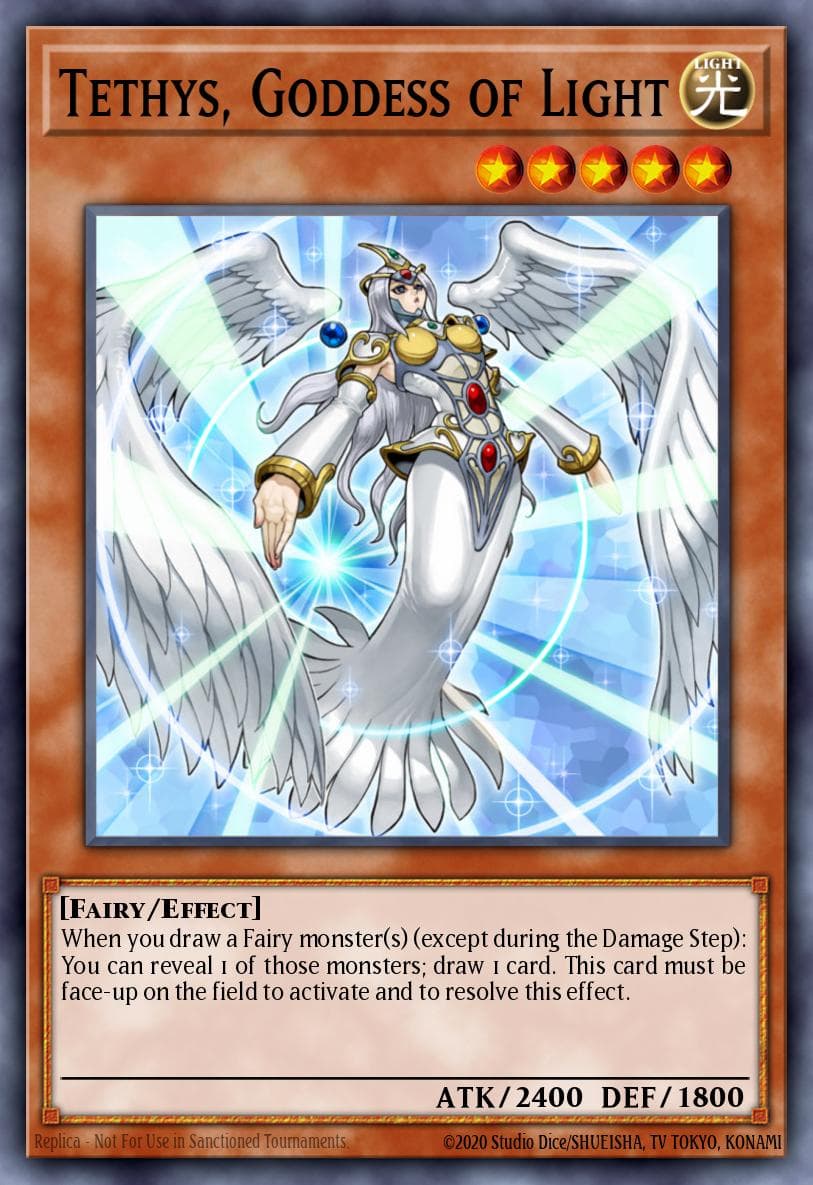 Tethys, Goddess of Light Lost Sanctuary Structure Deck card