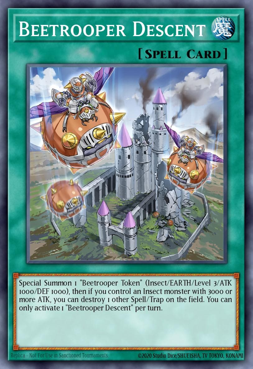 Beetrooper Descent Burst of Destiny card