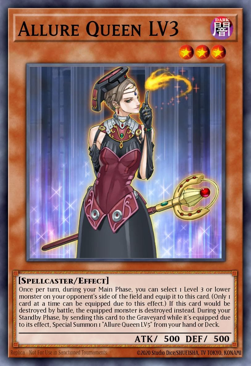 Allure Queen LV3 Cyberdark Impact card