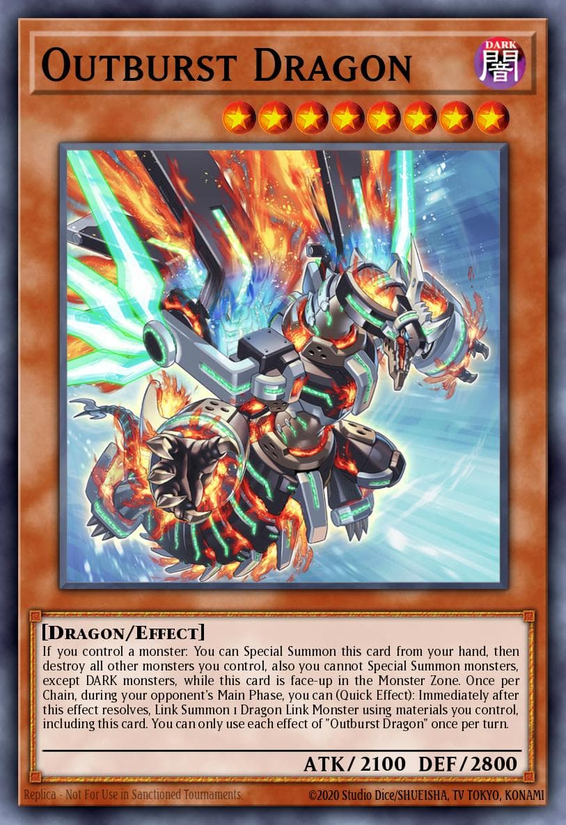Outburst Dragon Ghosts From the Past: The 2nd Haunting card