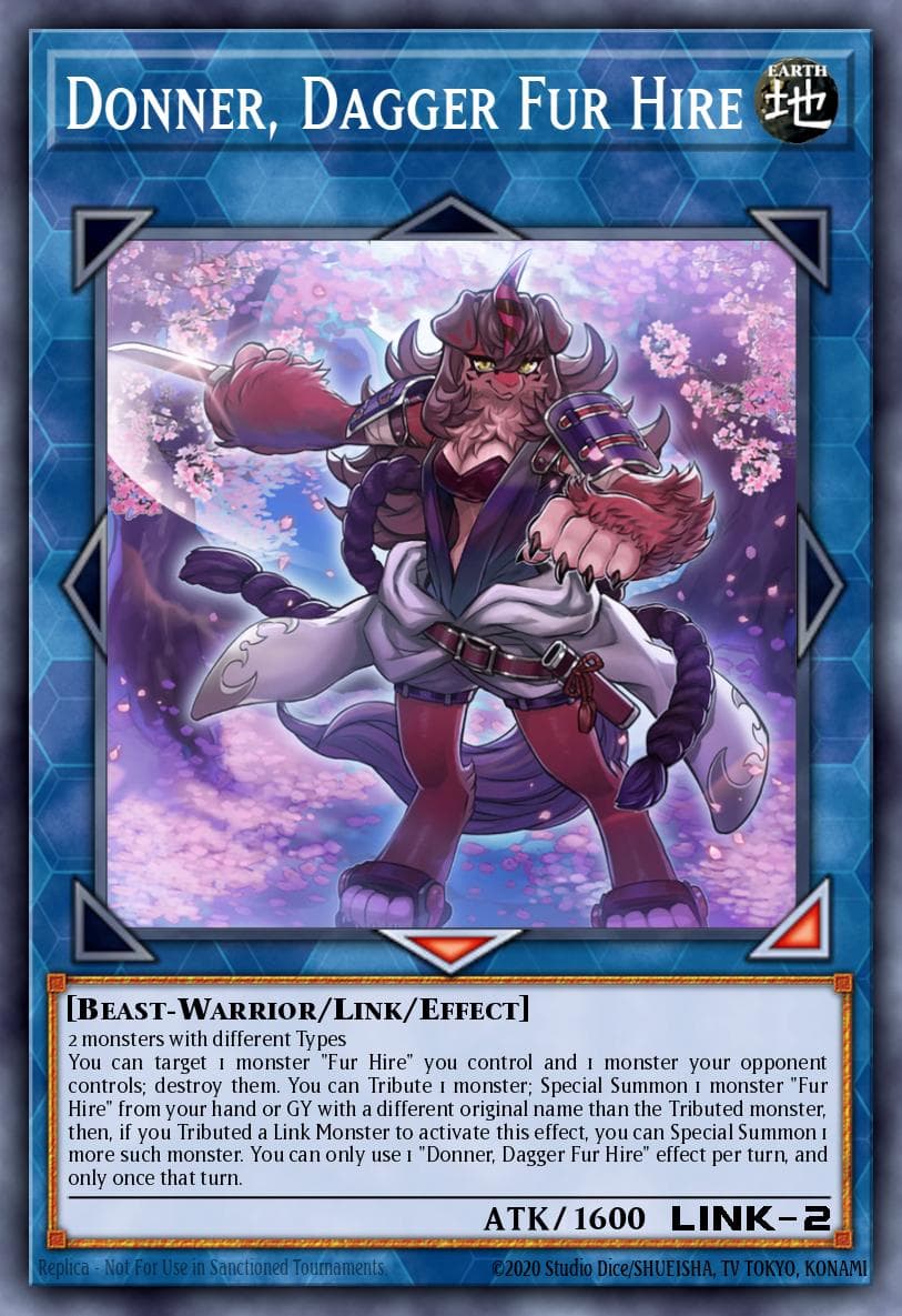 Donner, Dagger Fur Hire 25th Anniversary Tin: Dueling Heroes Mega Pack card