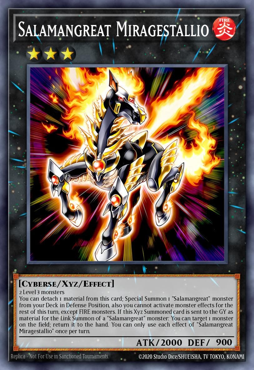 Salamangreat Miragestallio Structure Deck: Soulburner card