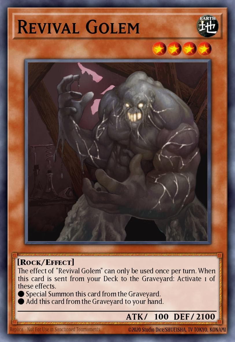 Revival Golem Return of the Duelist: Special Edition card