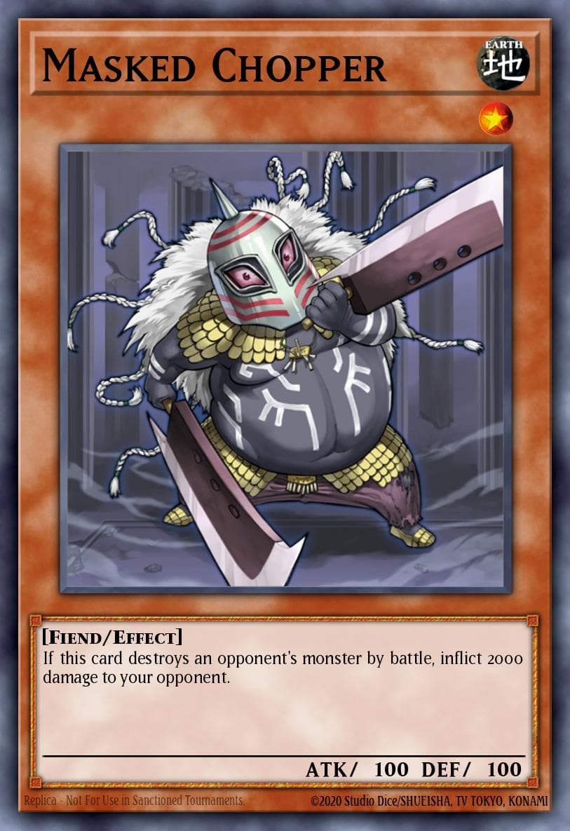 Masked Chopper Yu-Gi-Oh! GX Spirit Caller promotional cards card