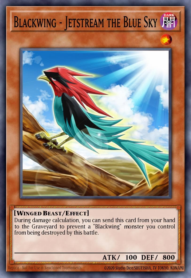 Blackwing - Jetstream the Blue Sky Duelist Pack: Crow card