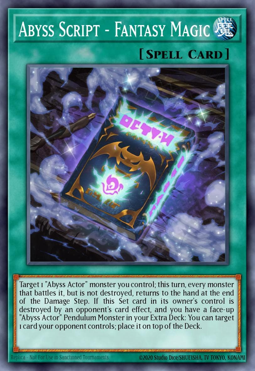 Abyss Script - Fantasy Magic Destiny Soldiers card