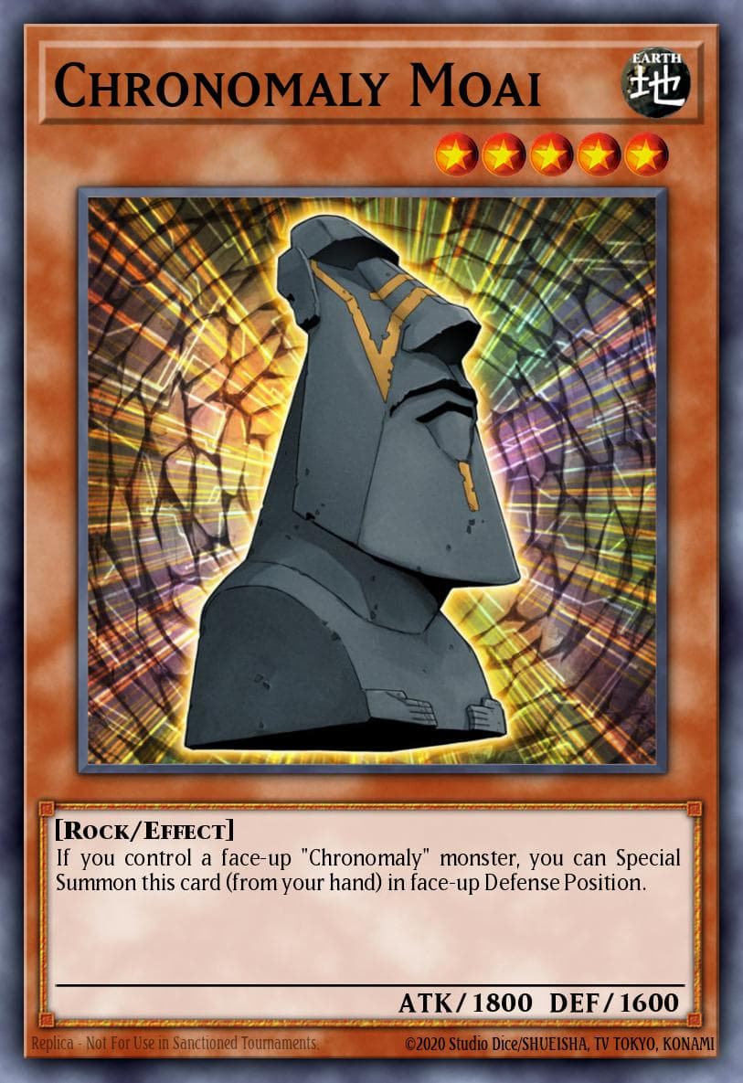 Chronomaly Moai Return of the Duelist: Special Edition card