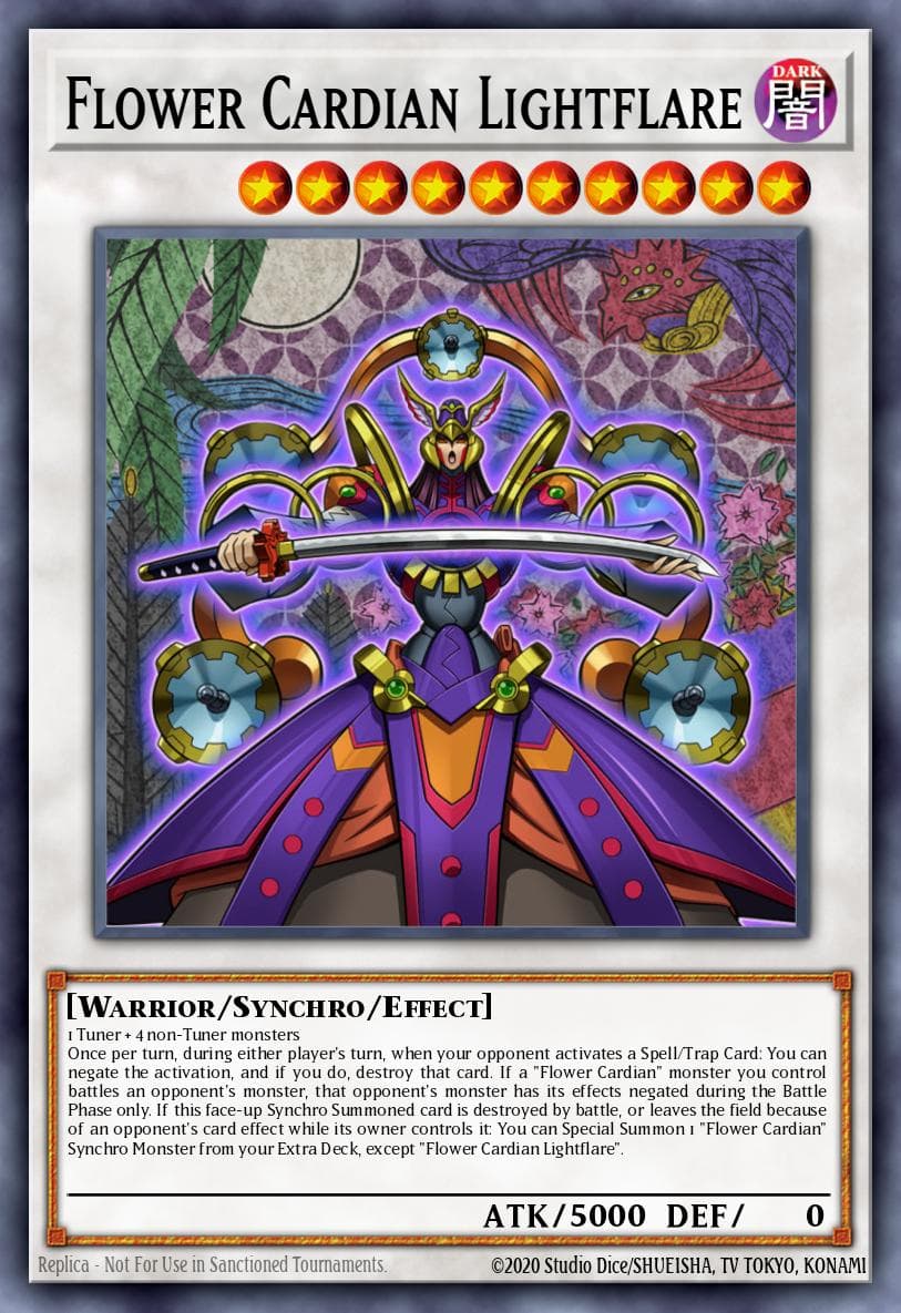 Flower Cardian Lightflare Raging Tempest: Special Edition card