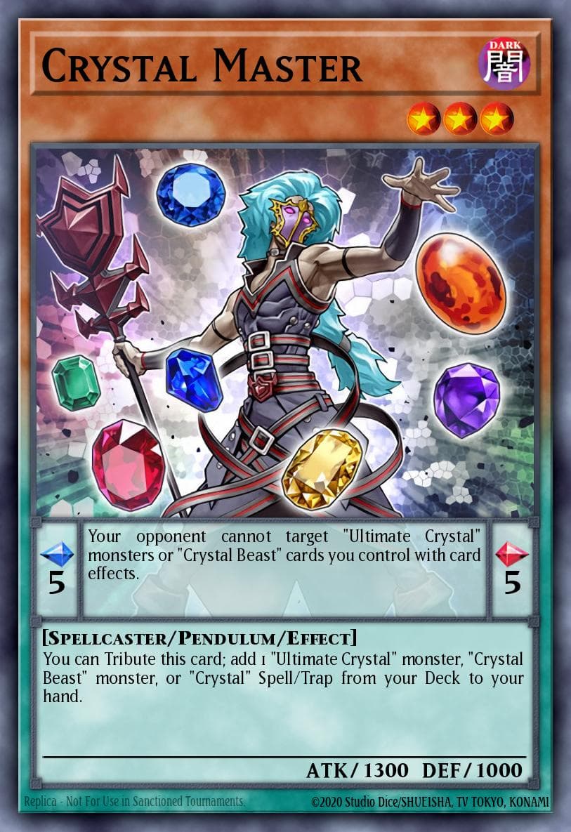 Crystal Master Structure Deck: Legend of the Crystal Beasts card