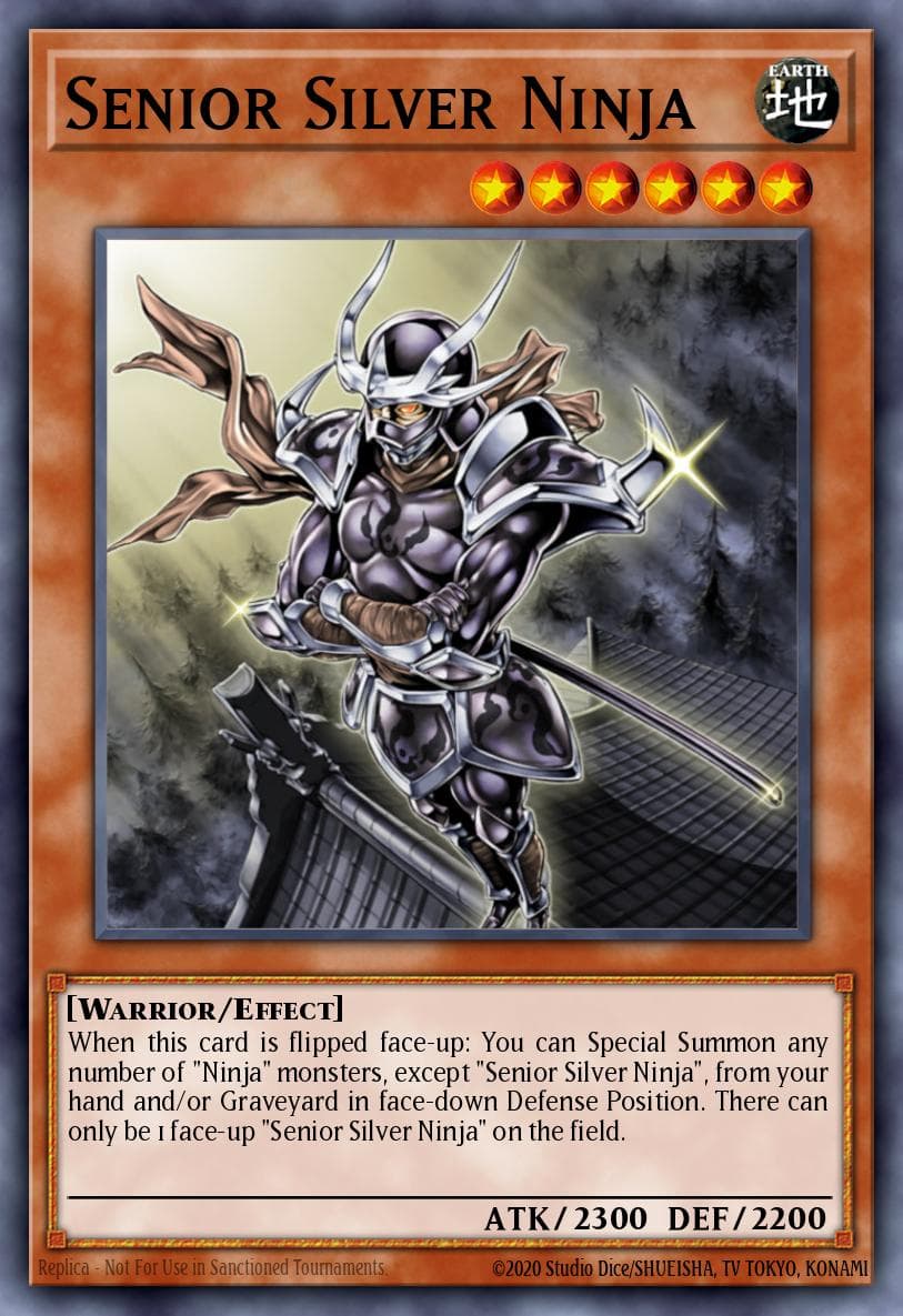 Senior Silver Ninja Photon Shockwave Sneak Peek Participation Card card