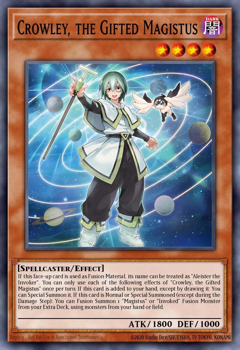 Crowley, the Gifted Magistus Battles of Legend: Monster Mayhem card