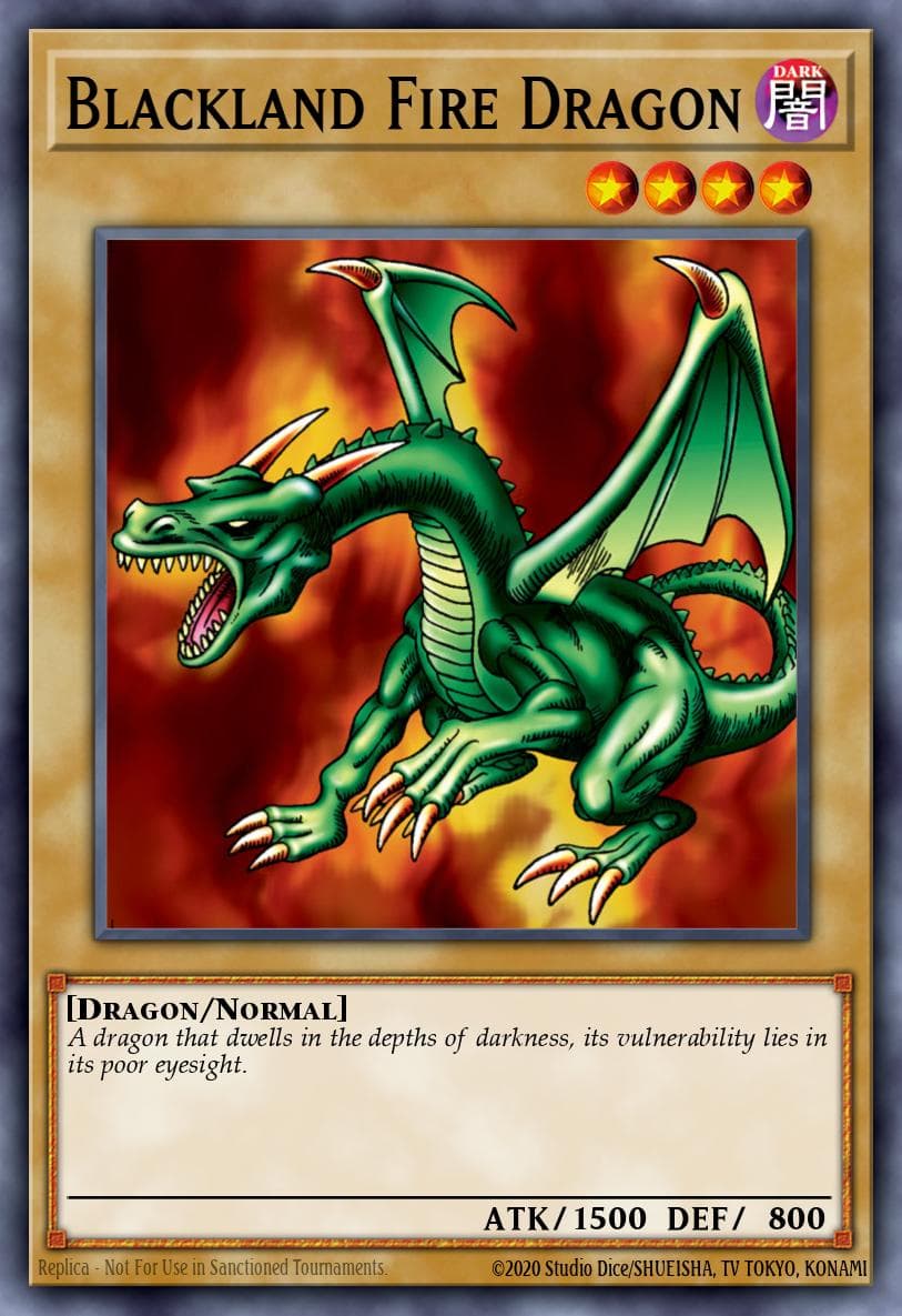 Blackland Fire Dragon Dark Beginning 2 card