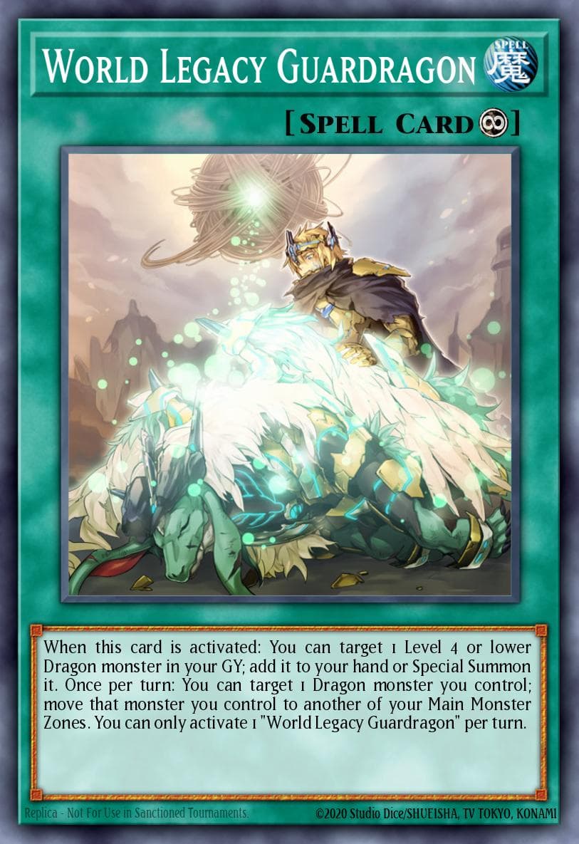 World Legacy Guardragon 2020 Tin of Lost Memories Mega Pack card