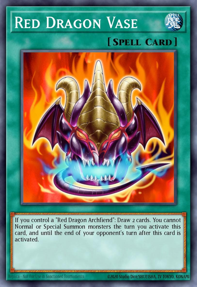 Red Dragon Vase Extreme Victory Sneak Peek Participation Card card