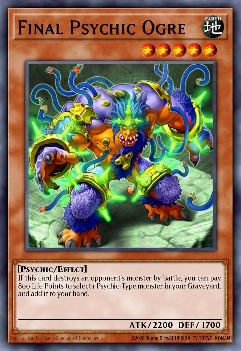 Final Psychic Ogre Duelist Revolution: Special Edition card