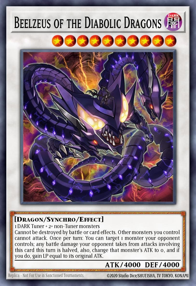 Beelzeus of the Diabolic Dragons Yu-Gi-Oh! 5D's volume 8 promotional card card