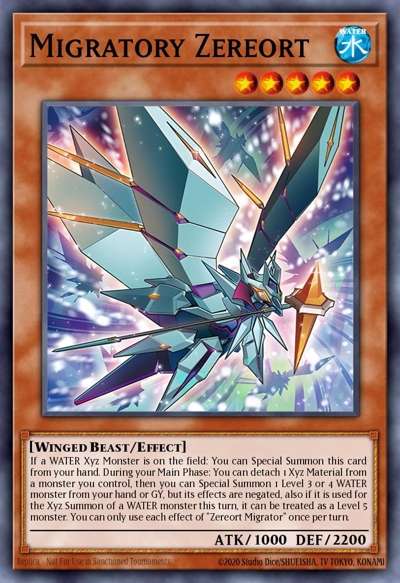 Migratory Zereort 遊戲王 card