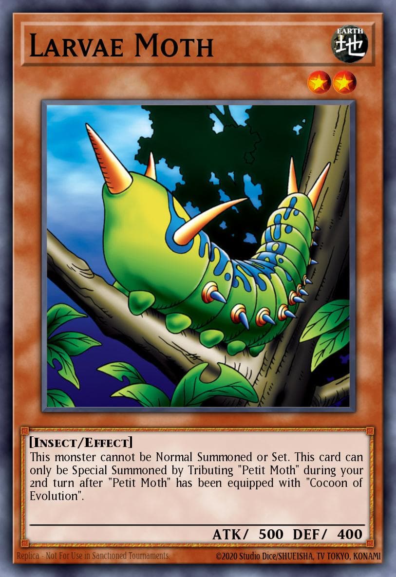 Larvae Moth Metal Raiders card