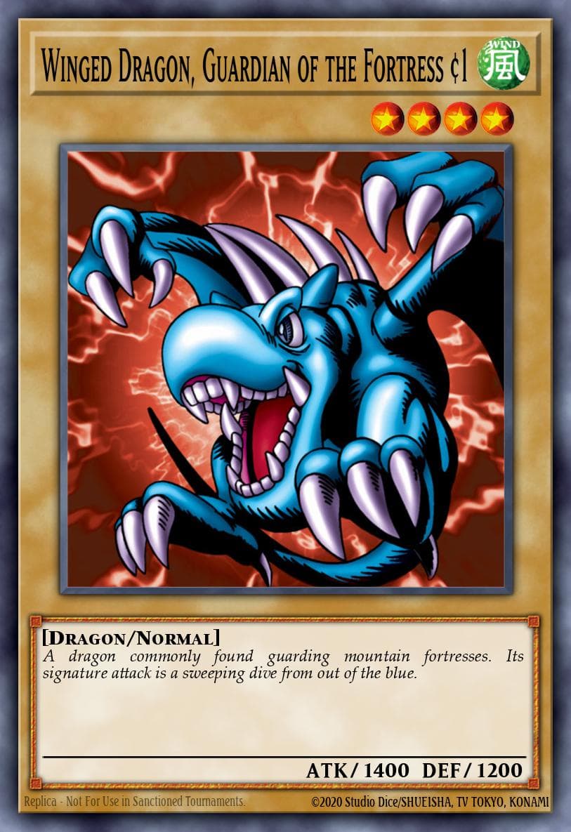 Winged Dragon, Guardian of the Fortress #1 Metal Raiders card