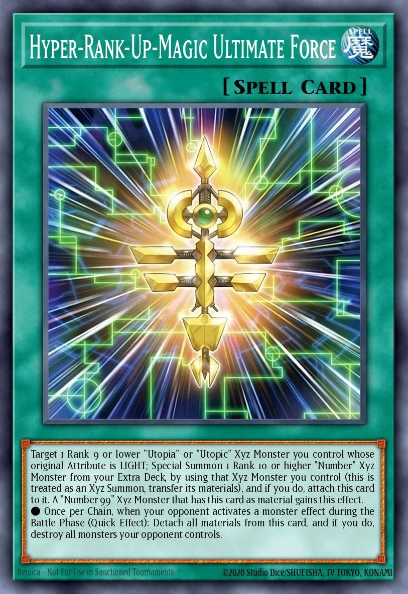 超升阶魔法－究极之力 遊戲王 card