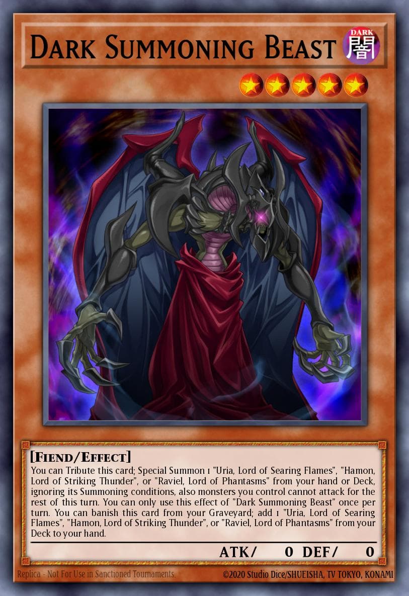 Dark Summoning Beast Structure Deck: Sacred Beasts card