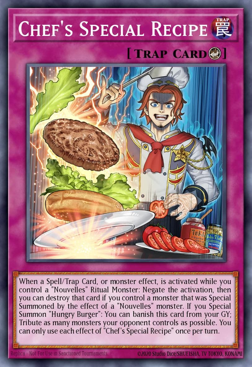 Chef's Special Recipe Wild Survivors card