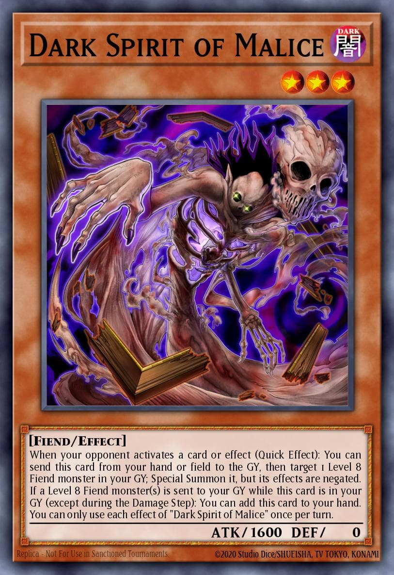 Dark Spirit of Malice Legendary Duelists: Immortal Destiny card
