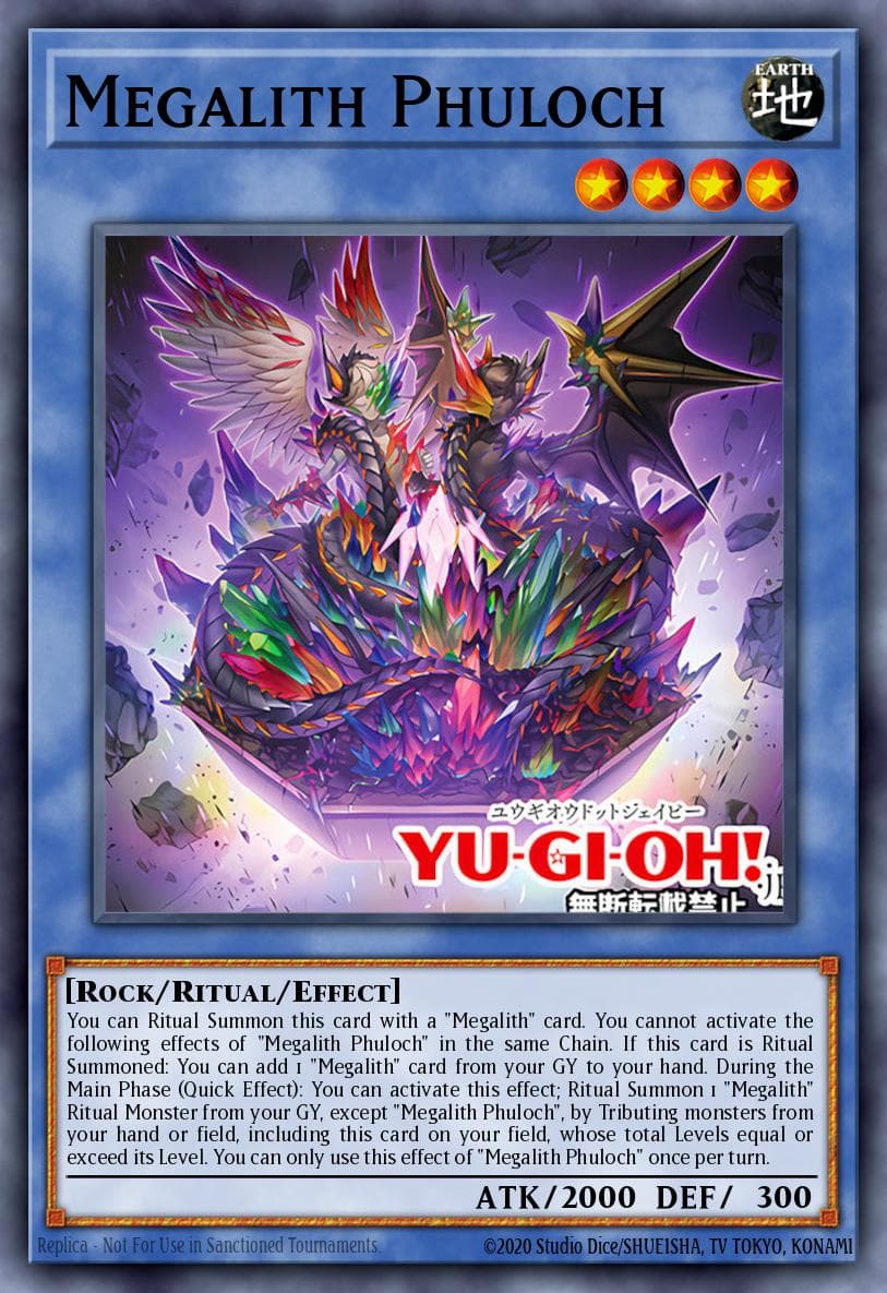 Megalith Phuloch Doom of Dimensions card