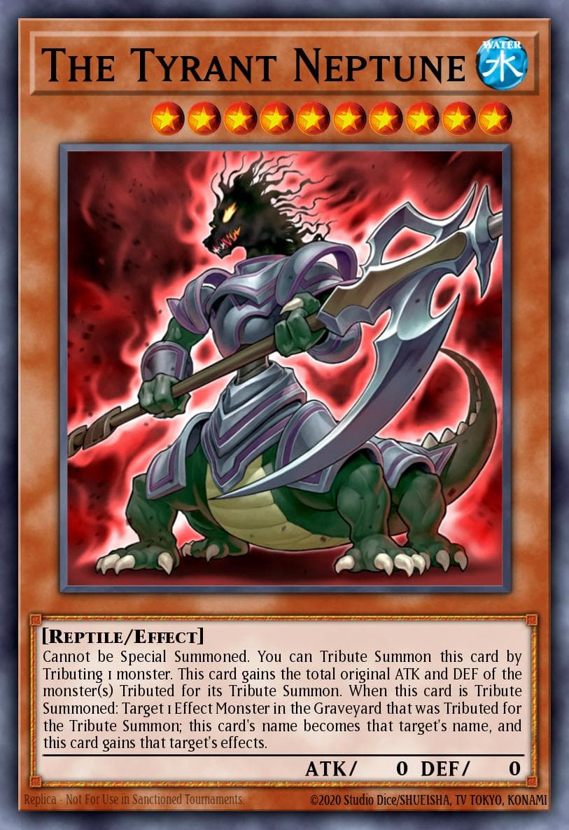 The Tyrant Neptune Collectible Tins 2011 Wave 2 card