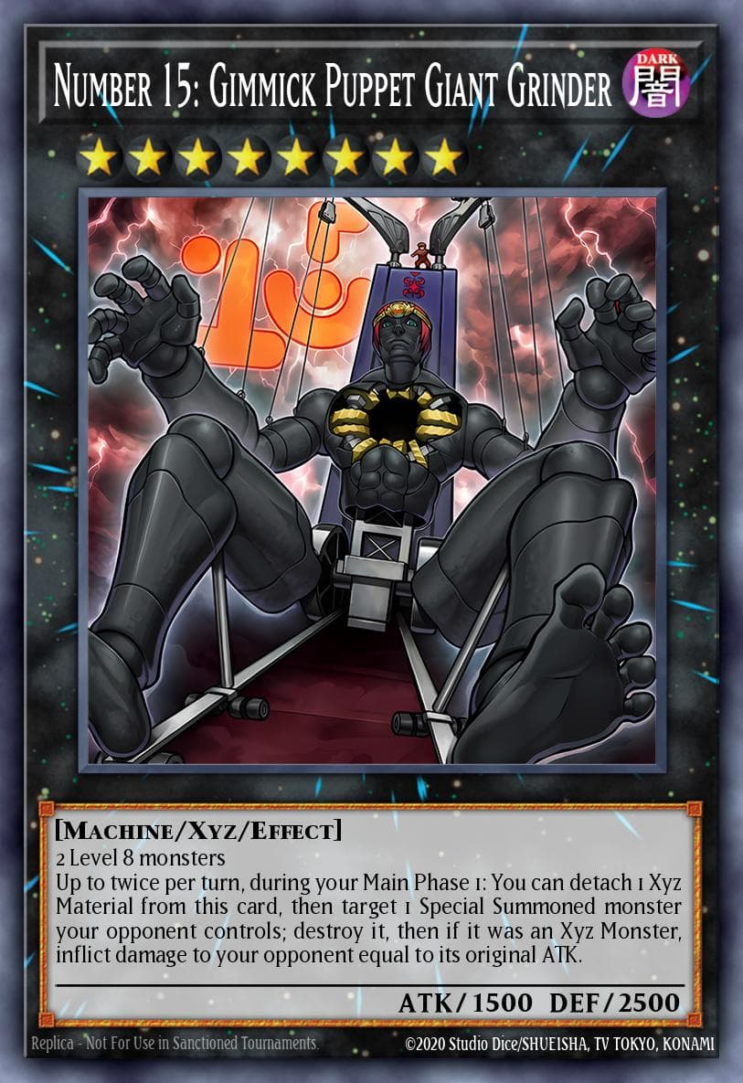 Number 15: Gimmick Puppet Giant Grinder Number Hunters card