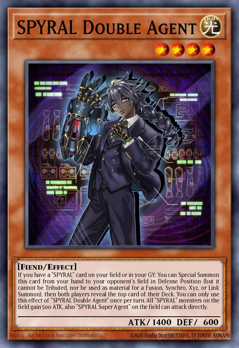 SPYRAL Double Agent 25th Anniversary Tin: Dueling Heroes Mega Pack card