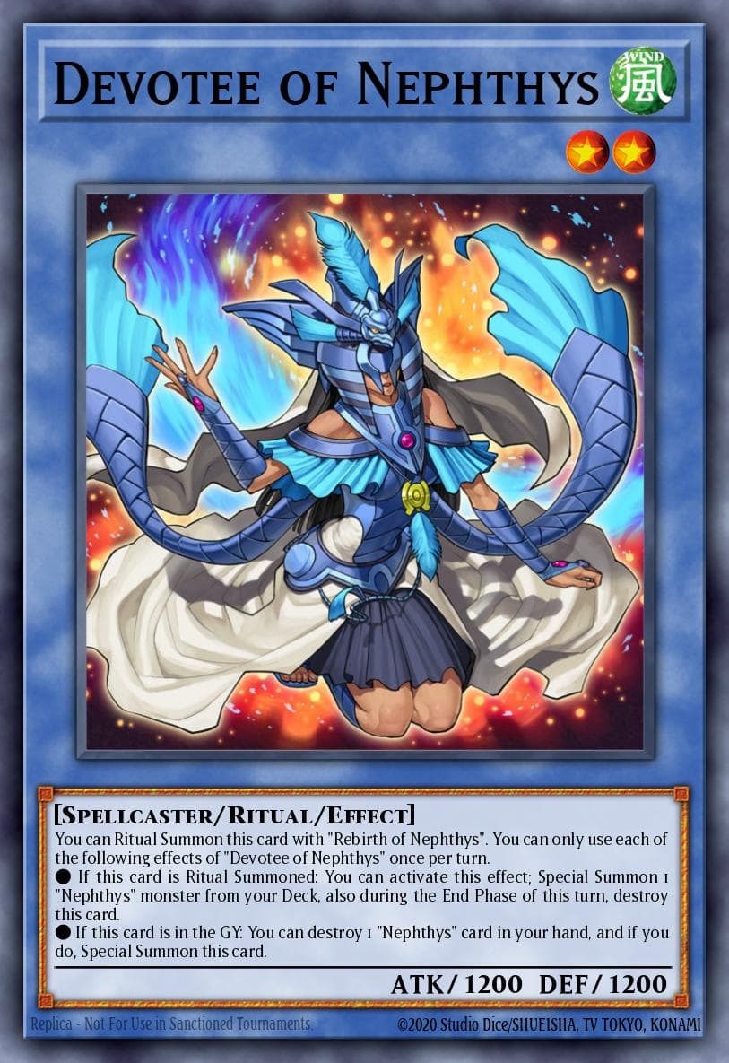奈芙蒂斯的祭祀者 遊戲王 card