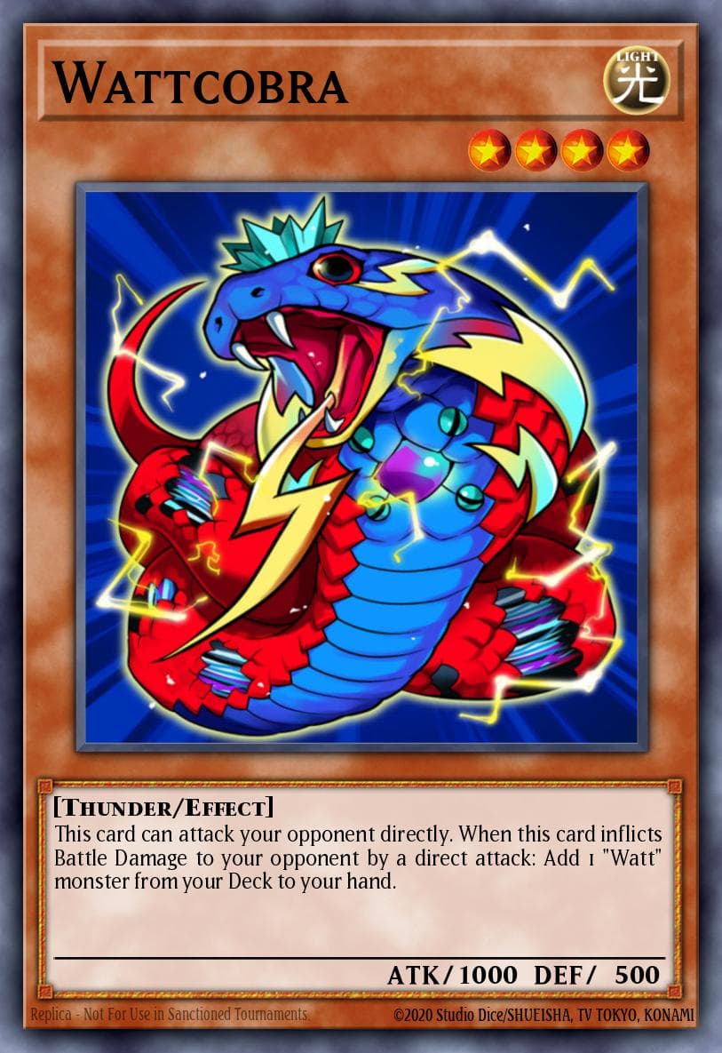 Wattcobra Photon Shockwave Sneak Peek Participation Card card