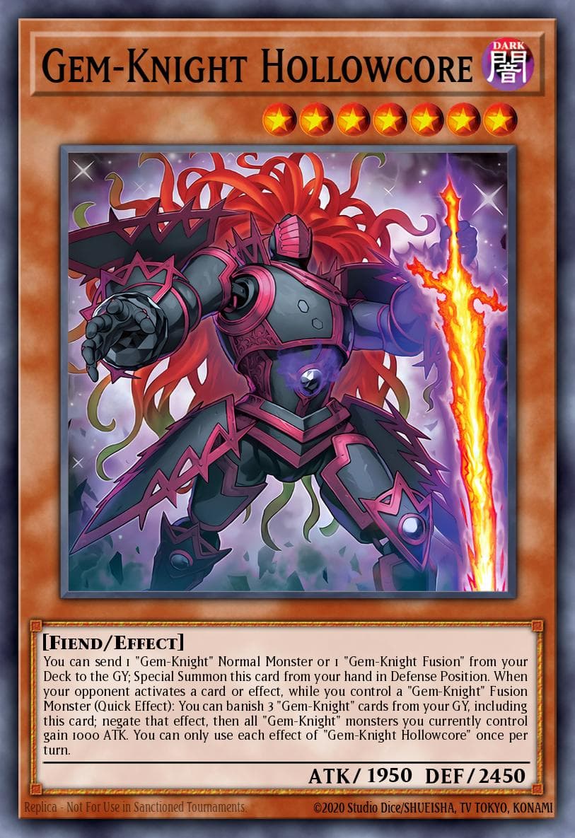 Gem-Knight Hollowcore Battles of Legend: Monster Mayhem card