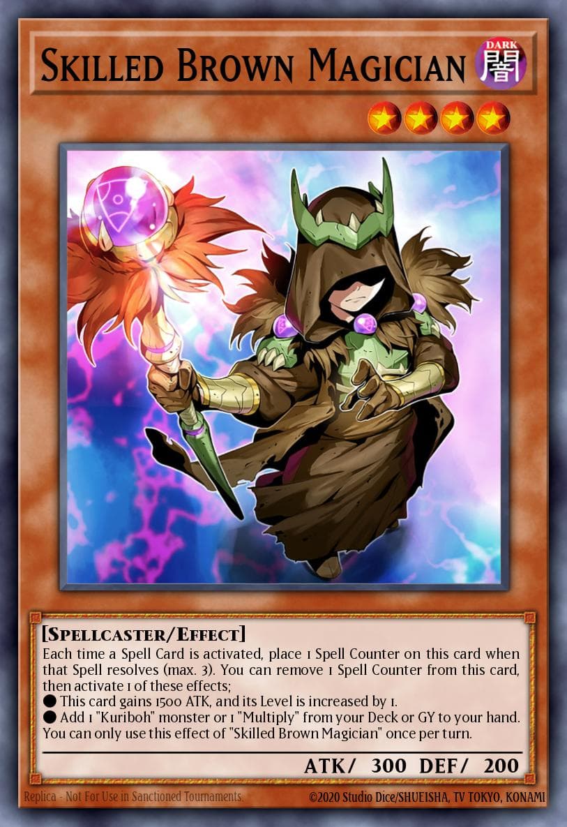 Skilled Brown Magician Battle of Chaos card