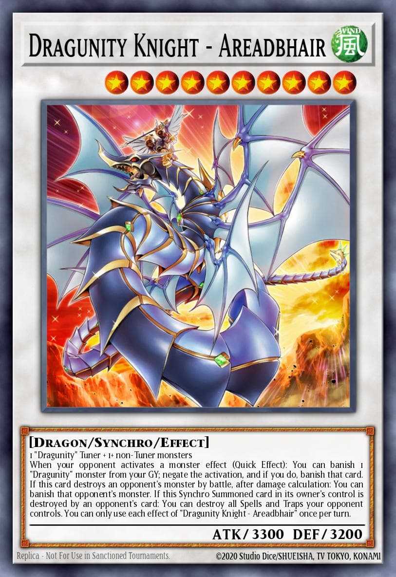 Dragunity Knight - Areadbhair Ghosts From the Past card