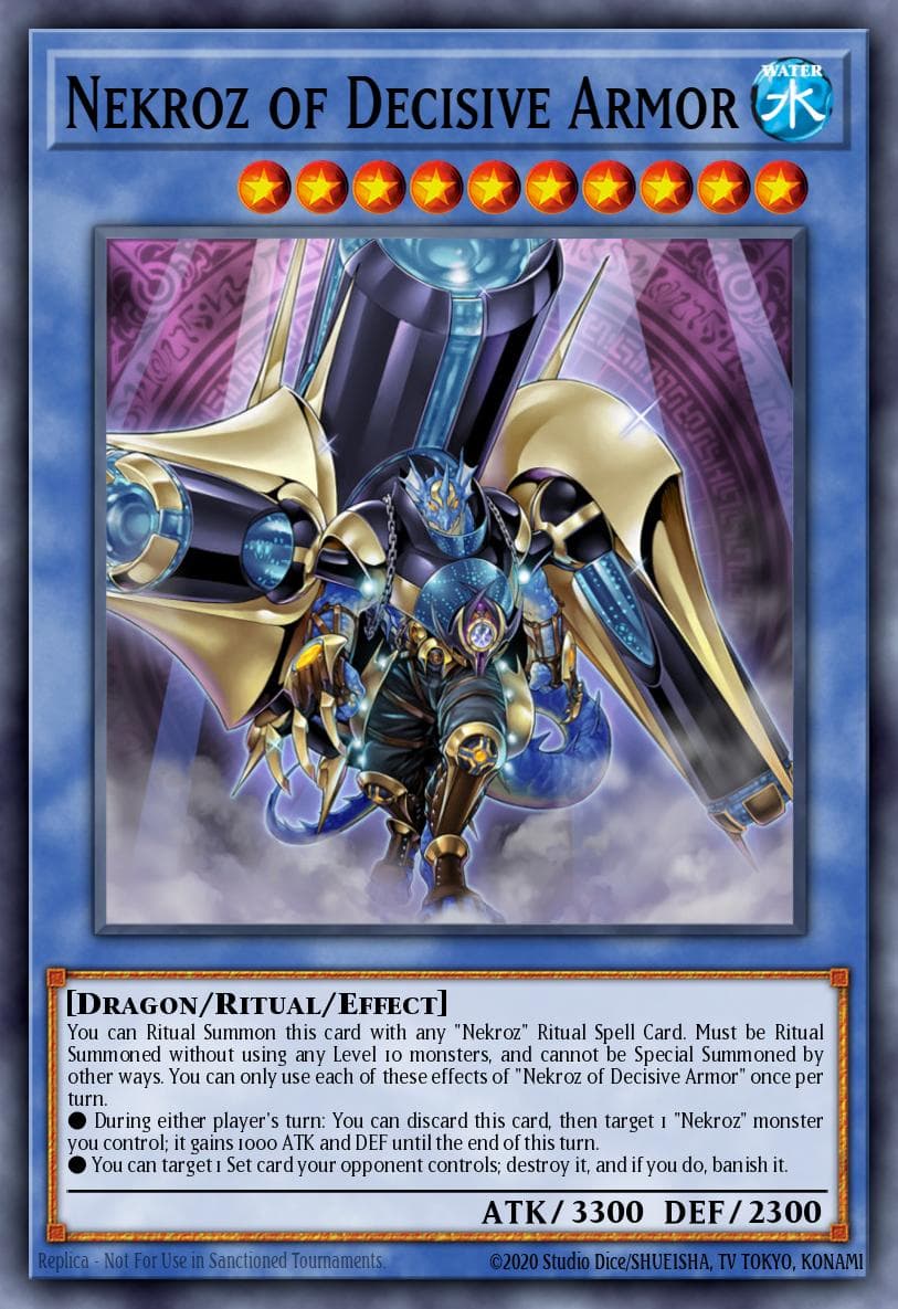 Nekroz of Decisive Armor The Secret Forces card