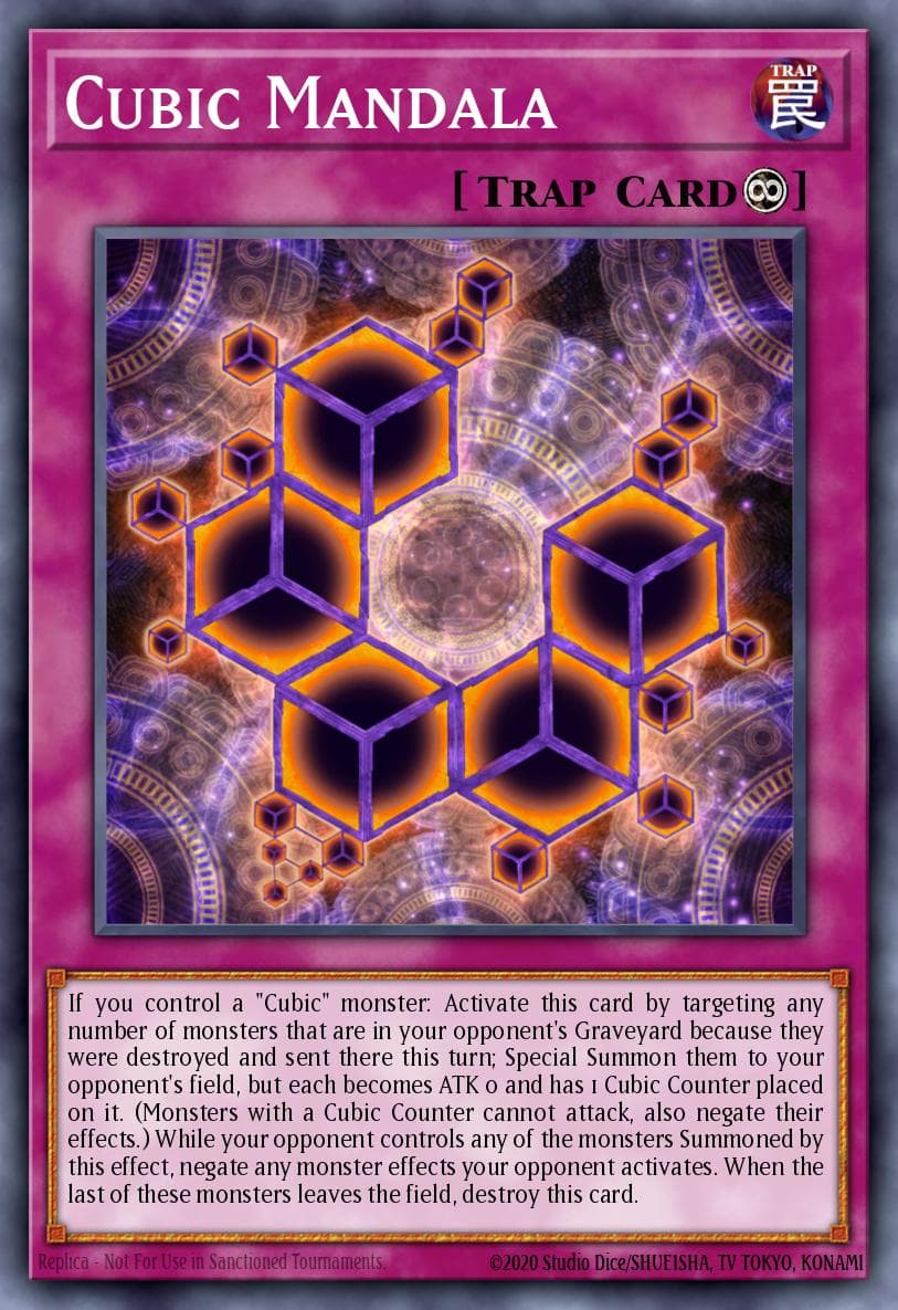 Cubic Mandala Yu-Gi-Oh! The Dark Side of Dimensions Movie Pack: Gold Edition card