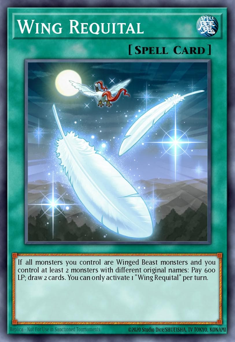 Wing Requital Brothers of Legend card