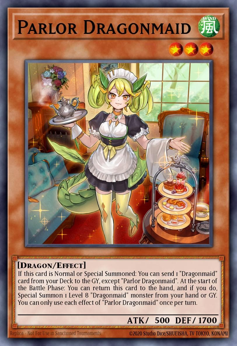 Parlor Dragonmaid Mystic Fighters card