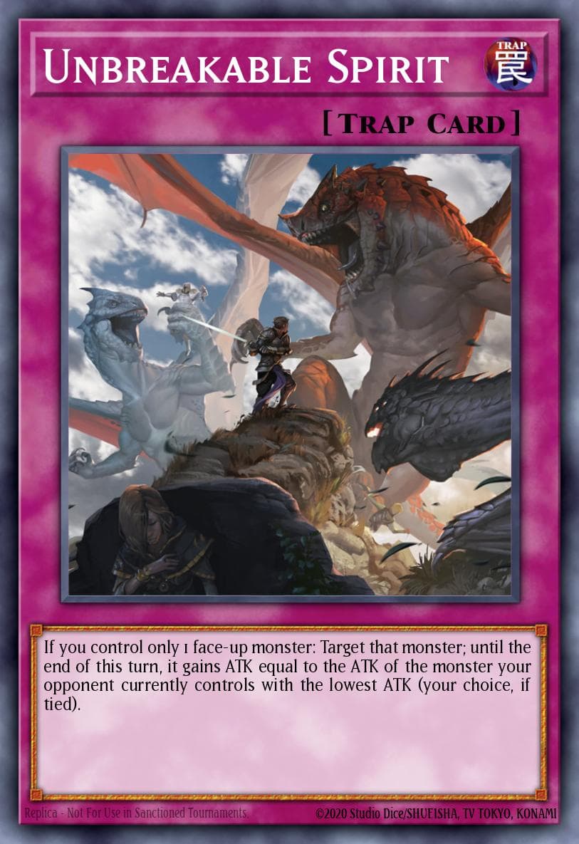 Unbreakable Spirit Speed Duel: Battle City Box card