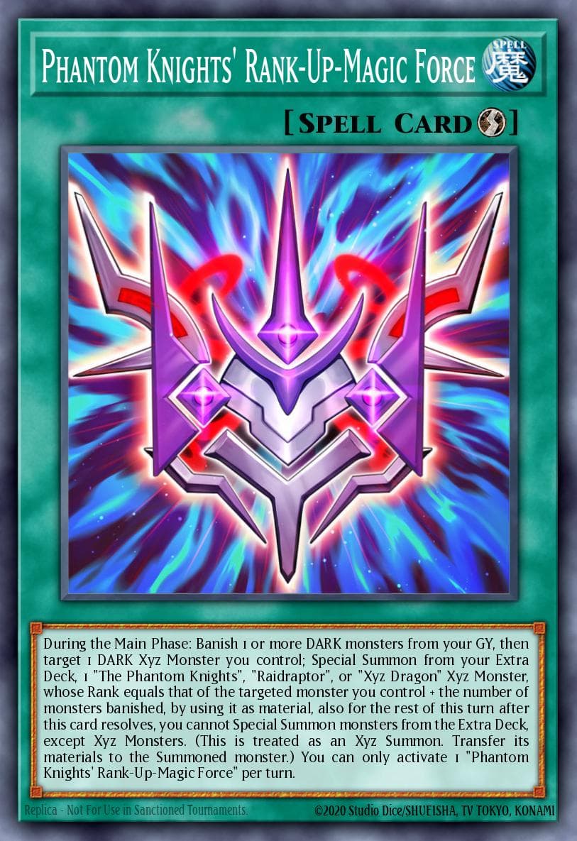 Phantom Knights' Rank-Up-Magic Force Phantom Rage Premiere! promotional card card