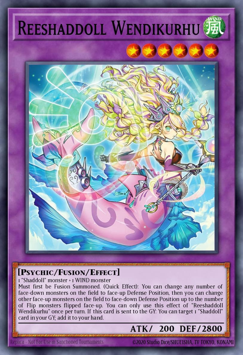 翼影依灵骑 温蒂玖琉布 遊戲王 card