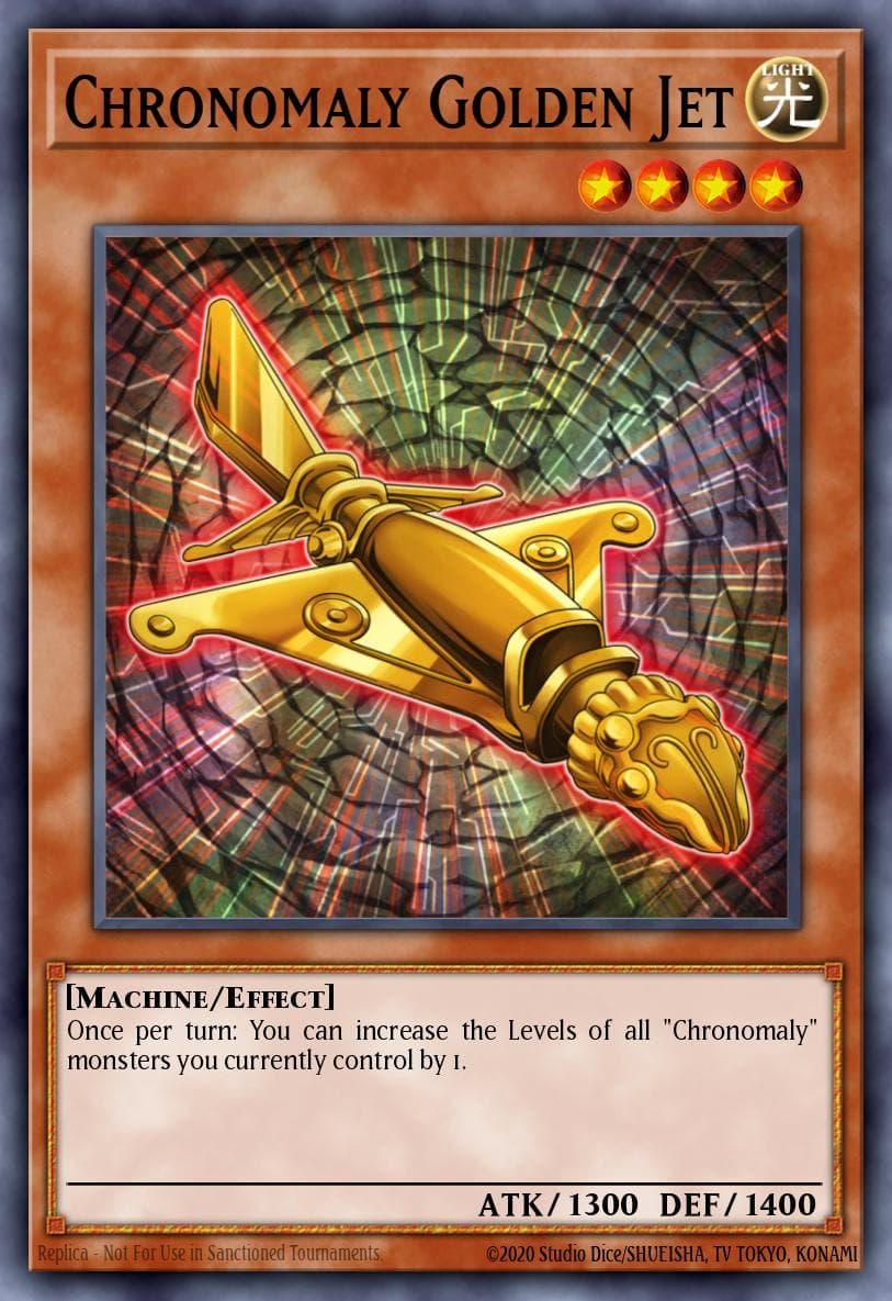Chronomaly Golden Jet Return of the Duelist: Special Edition card