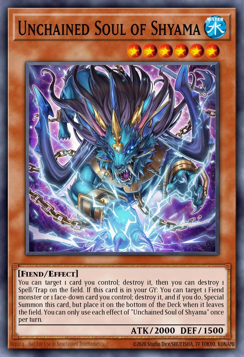 Unchained Soul of Shyama Duelist Nexus card